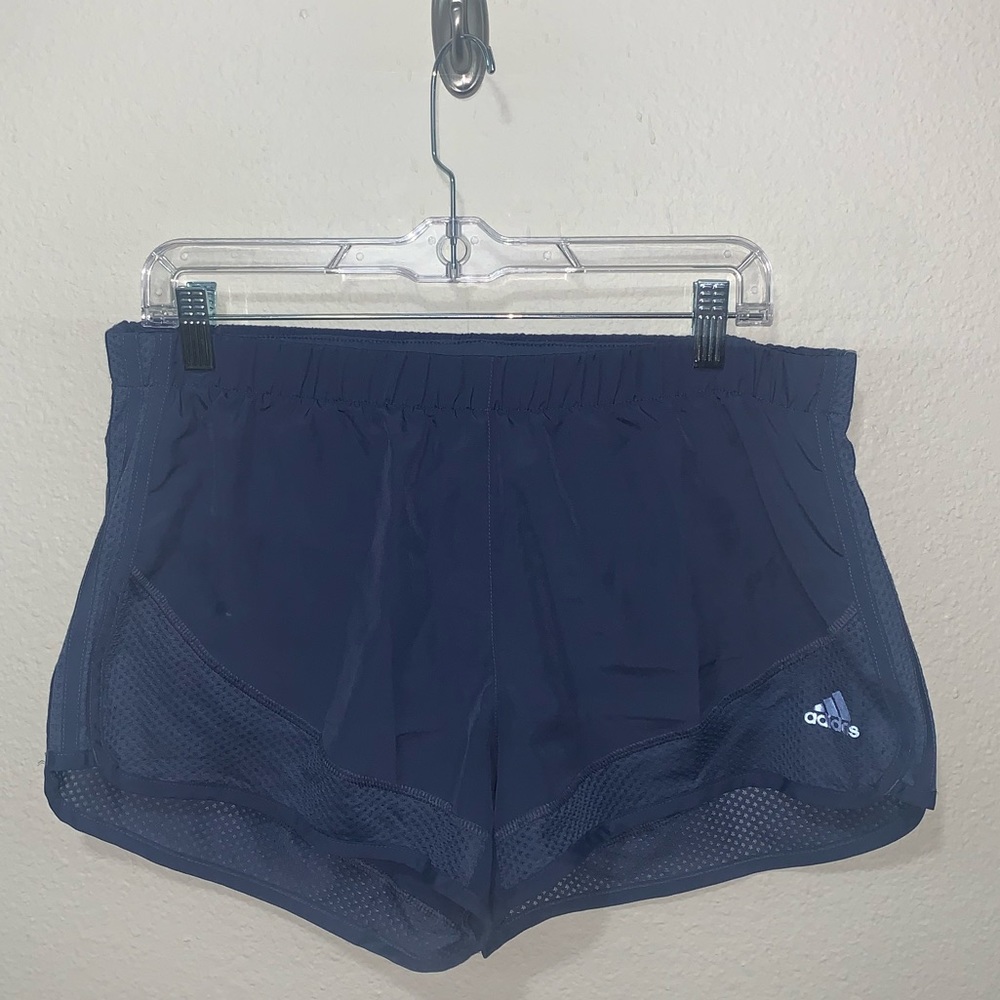 adidas Women's Marathon 20 Speed Shorts Size Medium, Blue, 3 inch inseam